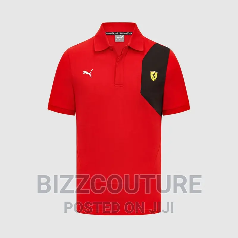 Original Ferrari Polo Shirts Available in Store