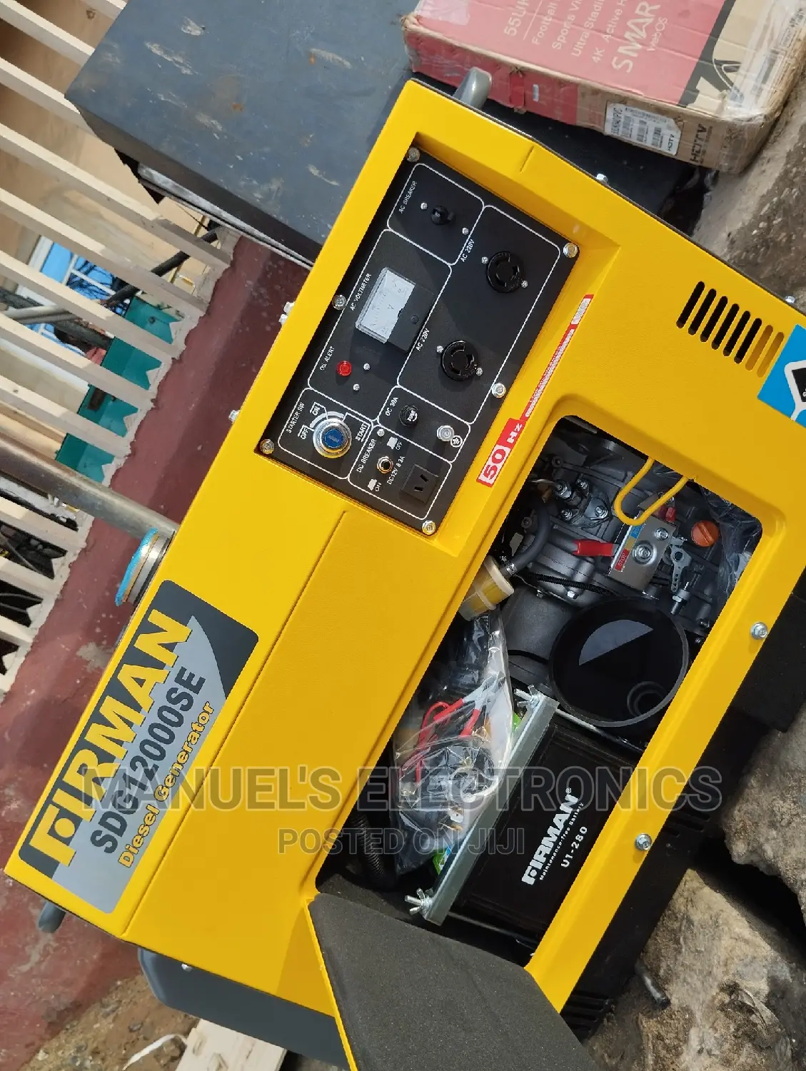 Firman10kva Diesel Soundproof Generator Model Sdg12000se