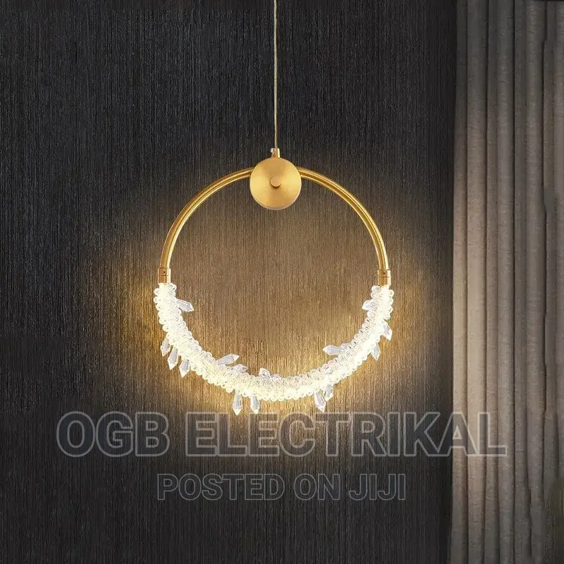 Gold Ring Pendant Light