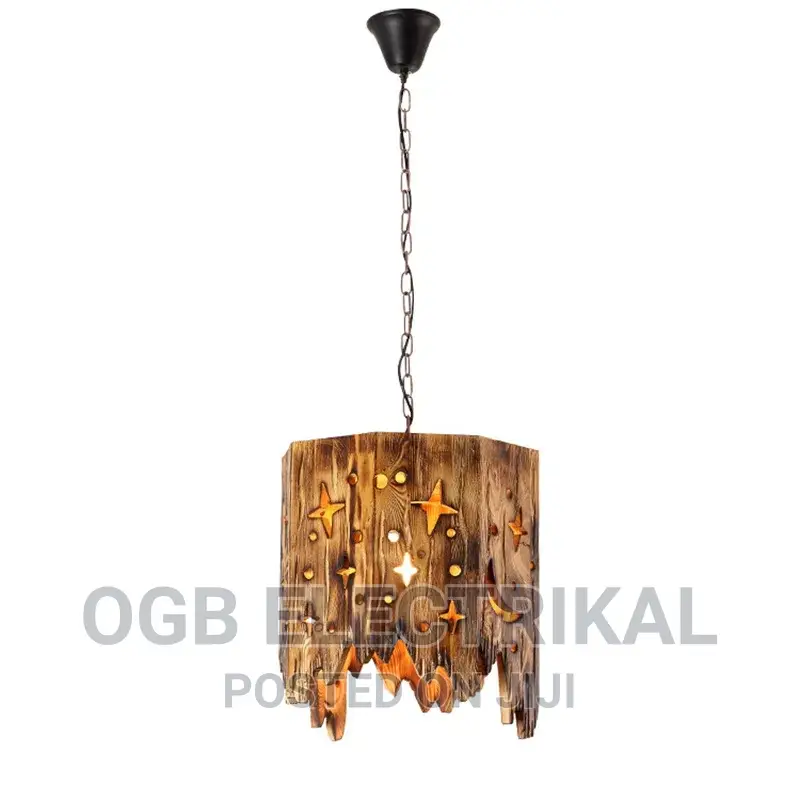 Wooden Art Pendant Lamp