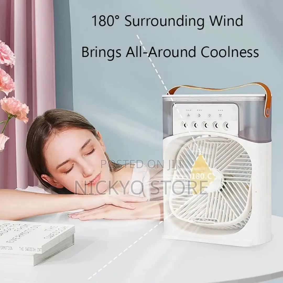 Usb Non Rechargeable Portable Super Strong Mist Fan Desktop