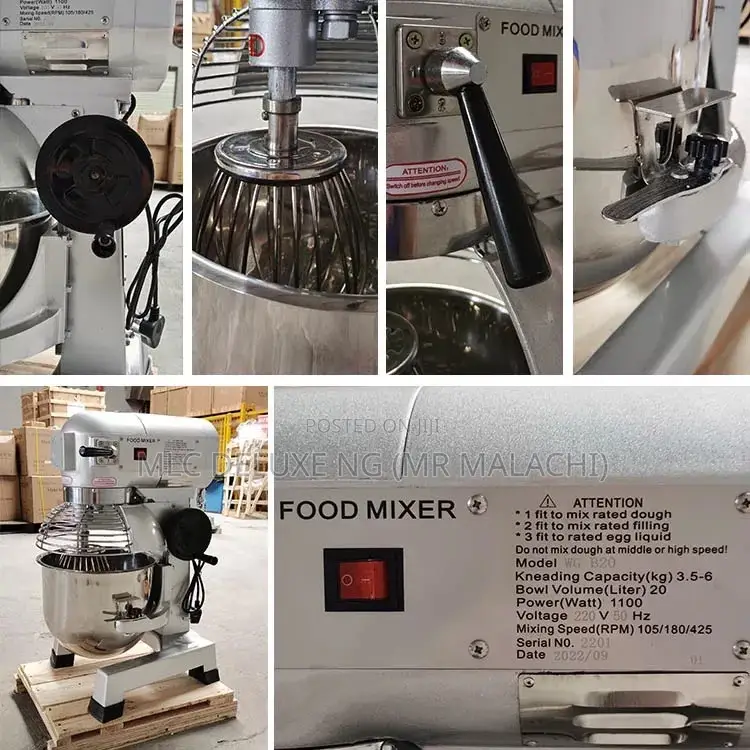 20L Industrial Cake Mixer/Multipurpose Cake Mixer (3 Tools)