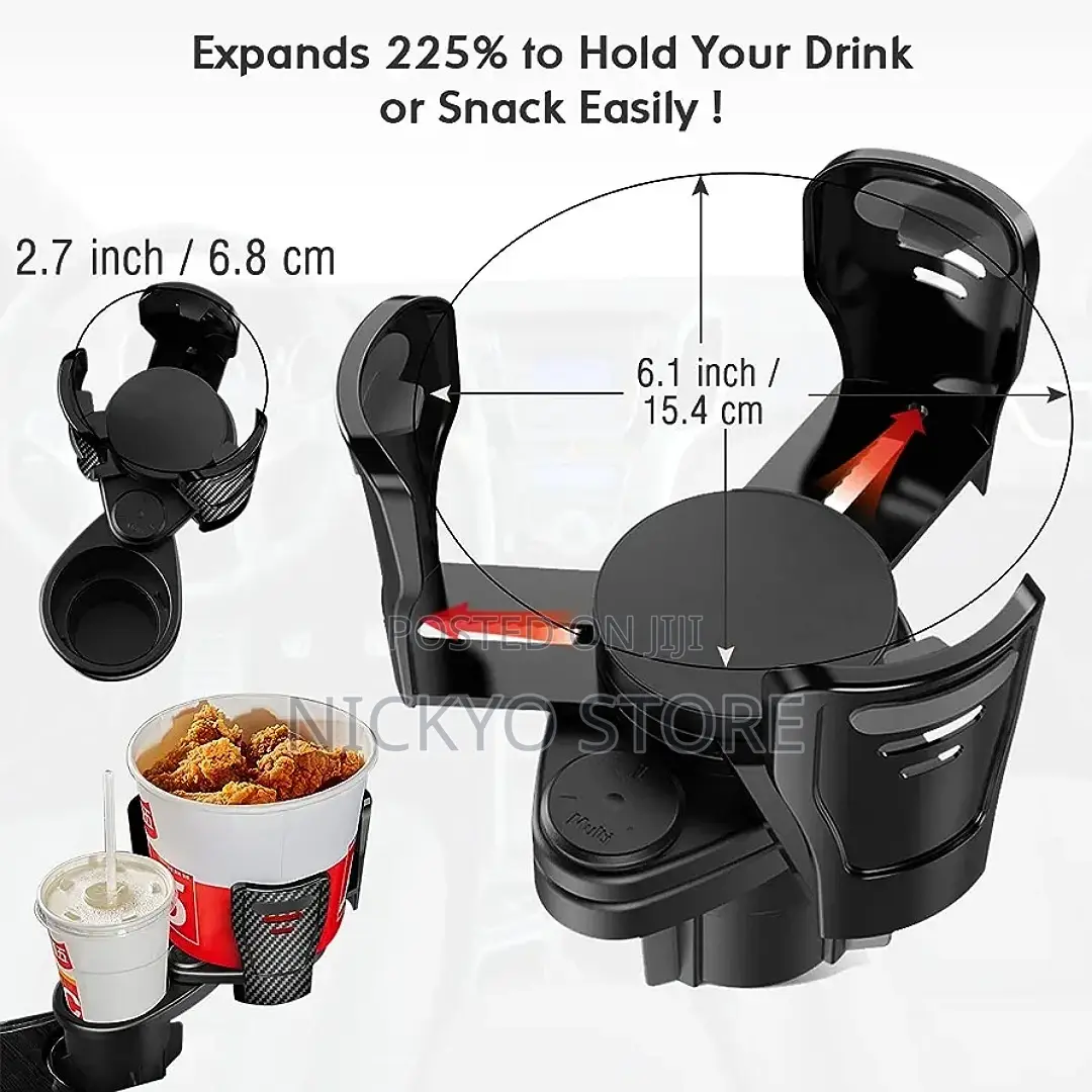 2 in 1 Car Cup Holder Expander / Extender Adapter