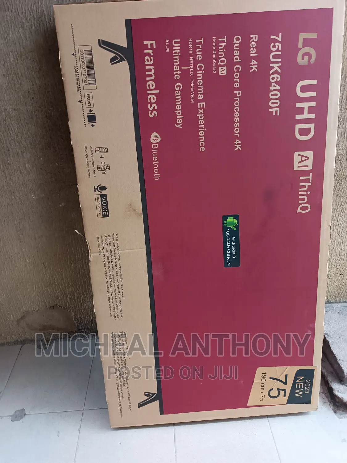 LG 75" Inches Smart Television