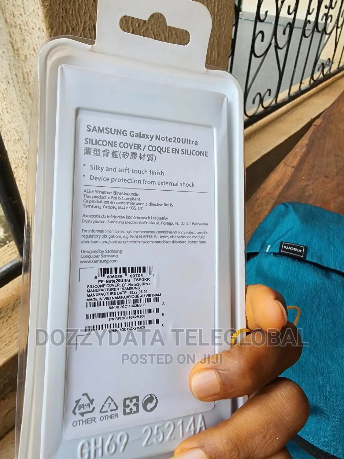 Samsung Galaxy Note 20 Ultra Silicone Case -Blue