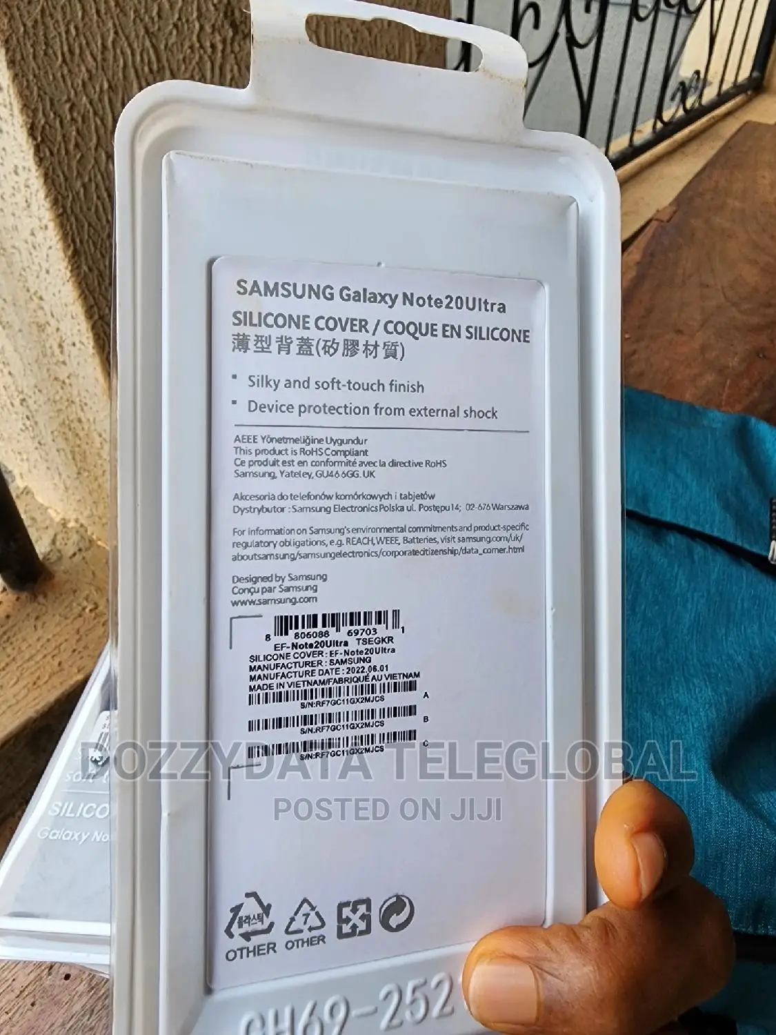 Samsung Galaxy Note 20 Ultra Silicone Case -Black Colour