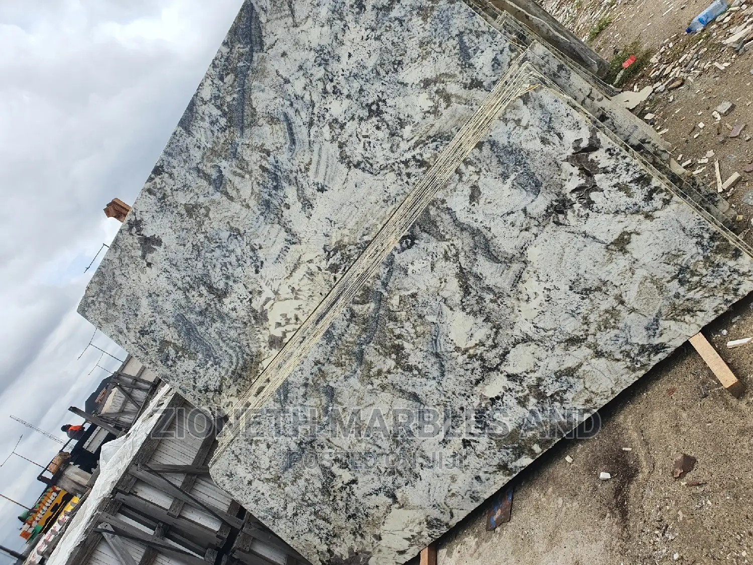 Italian Lorenzo Grey Marbles/Granite Slab