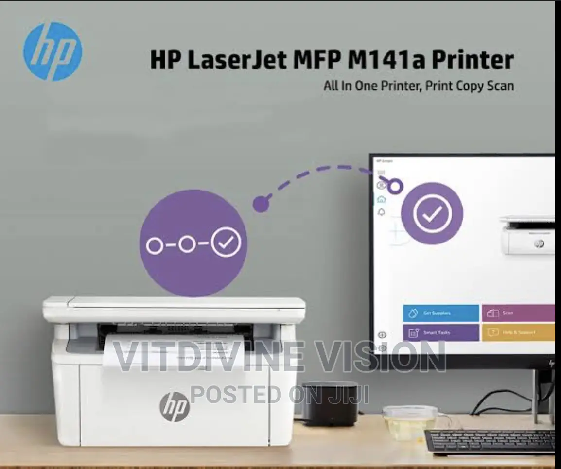 Hp Laserjet MFP M141w Wireless Printer All in One Black 150a