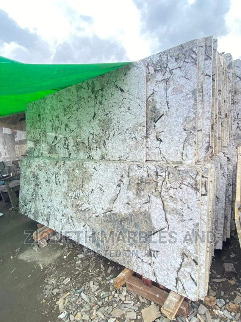 Italian White Blanco Granite Slab