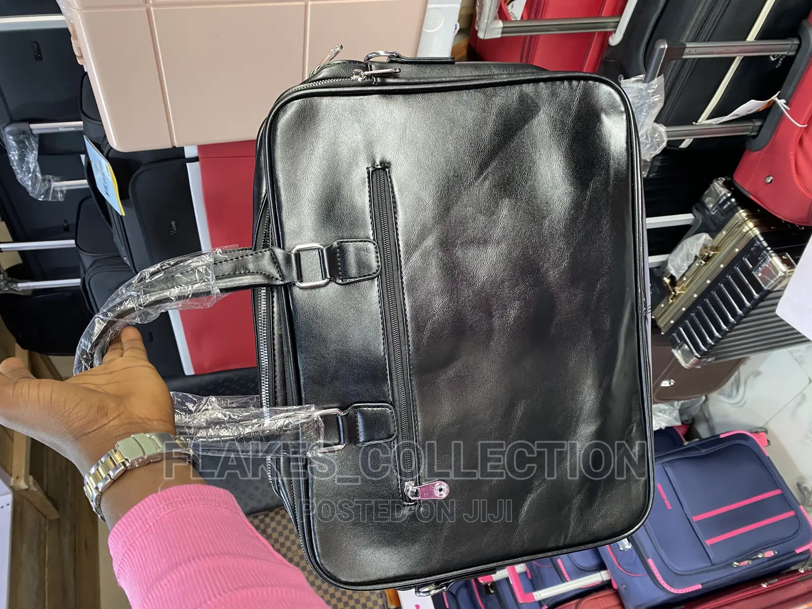 Quality Mont Blanc Leather Office Bag