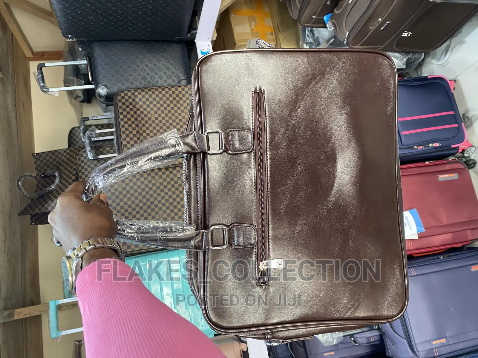 Quality Mont Blanc Leather Office Bag
