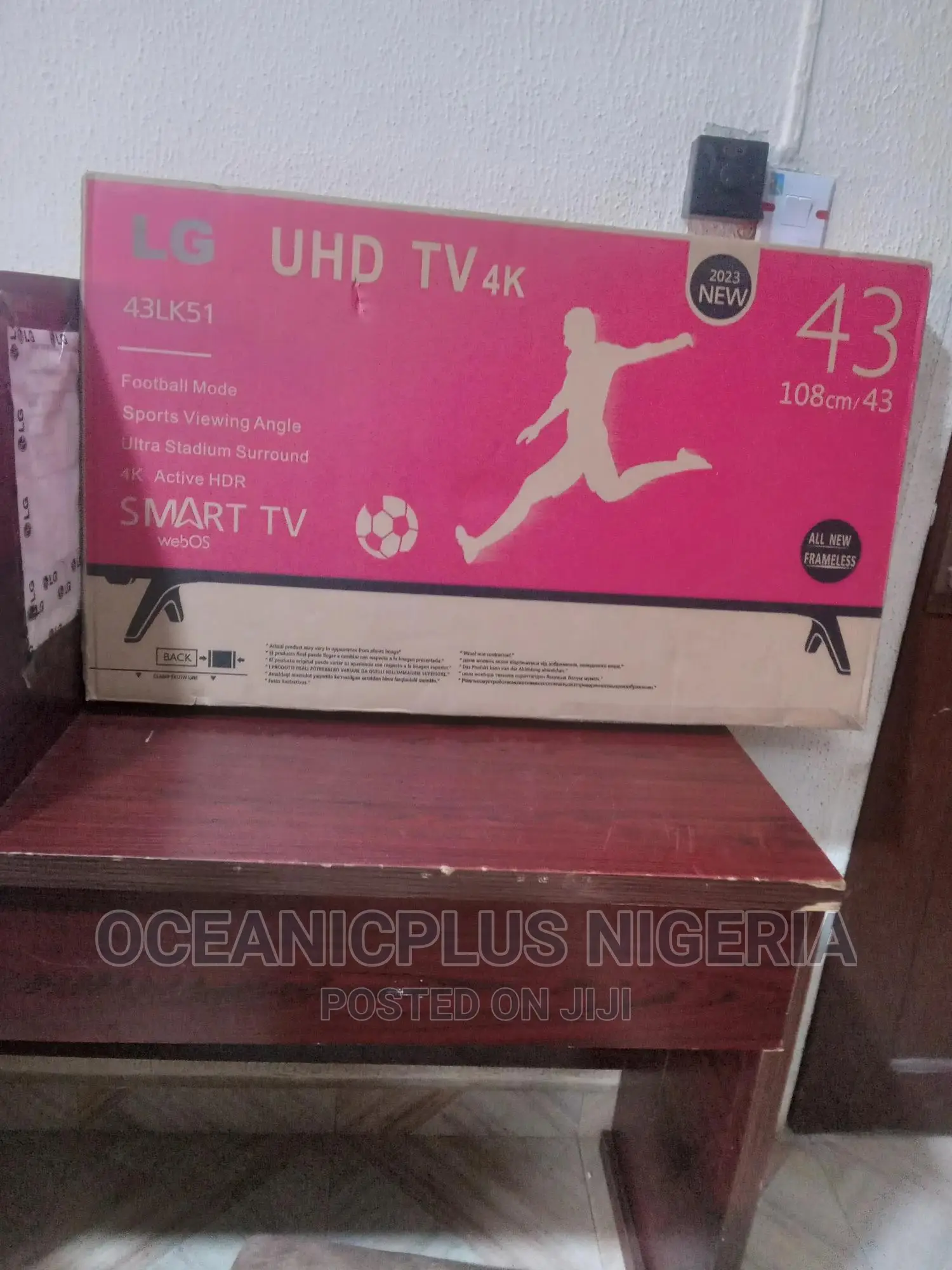 Top Quality LG 43 Inches Smart Frameless TV