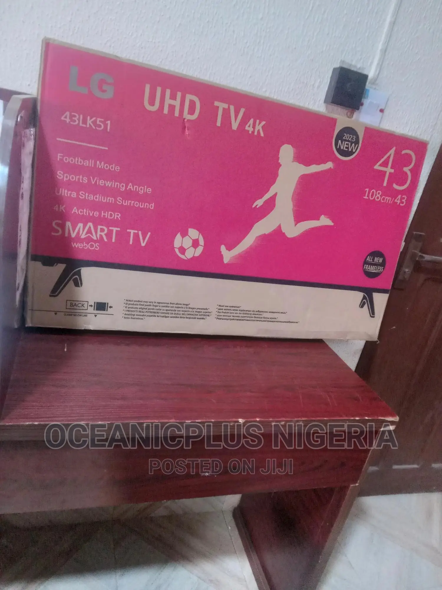 Top Quality LG 43 Inches Smart Frameless TV