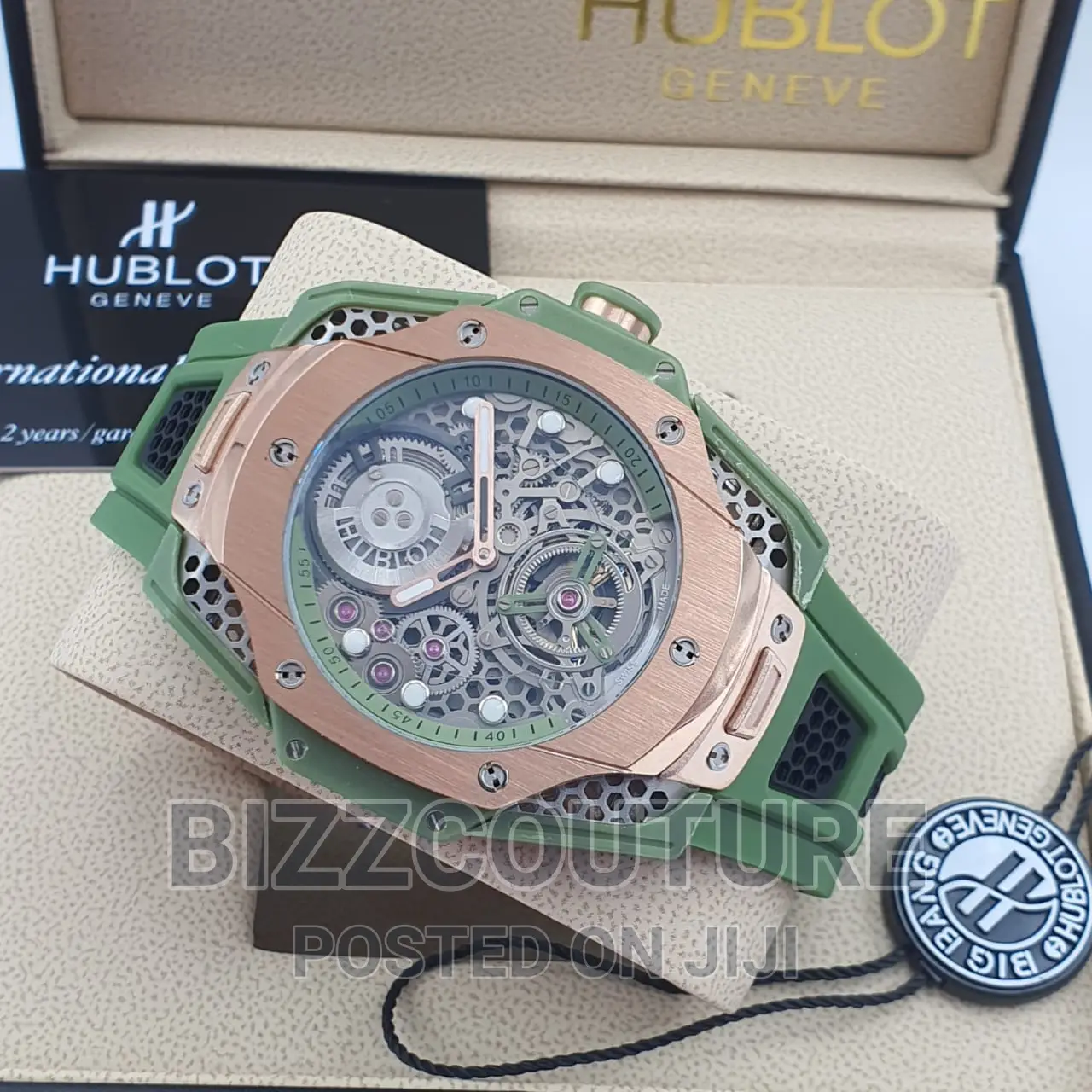 Original HUBLOT Rubber Strap Watch Available in Store