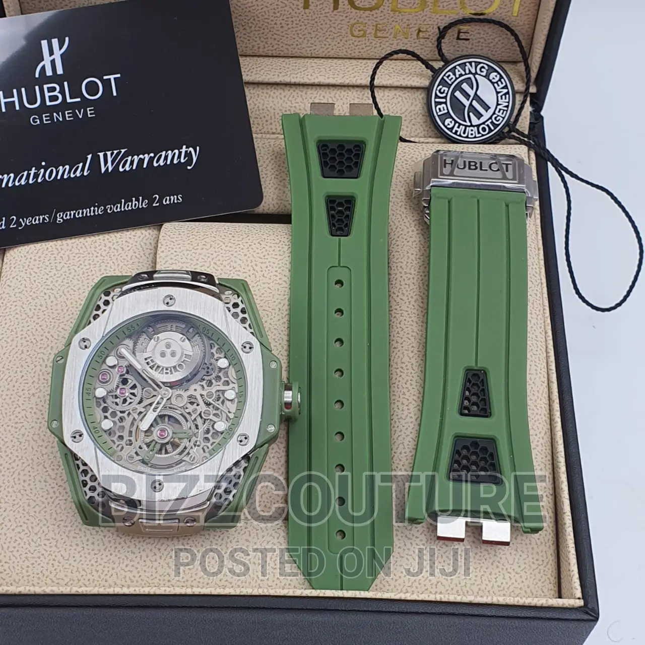 Original HUBLOT Rubber Strap Watch Available in Store
