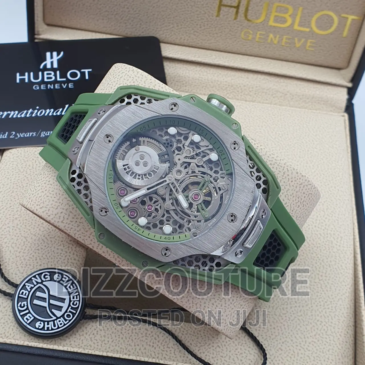 Original HUBLOT Rubber Strap Watch Available in Store