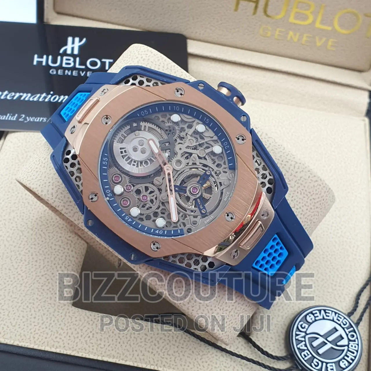 Original HUBLOT Rubber Strap Watch Available in Store