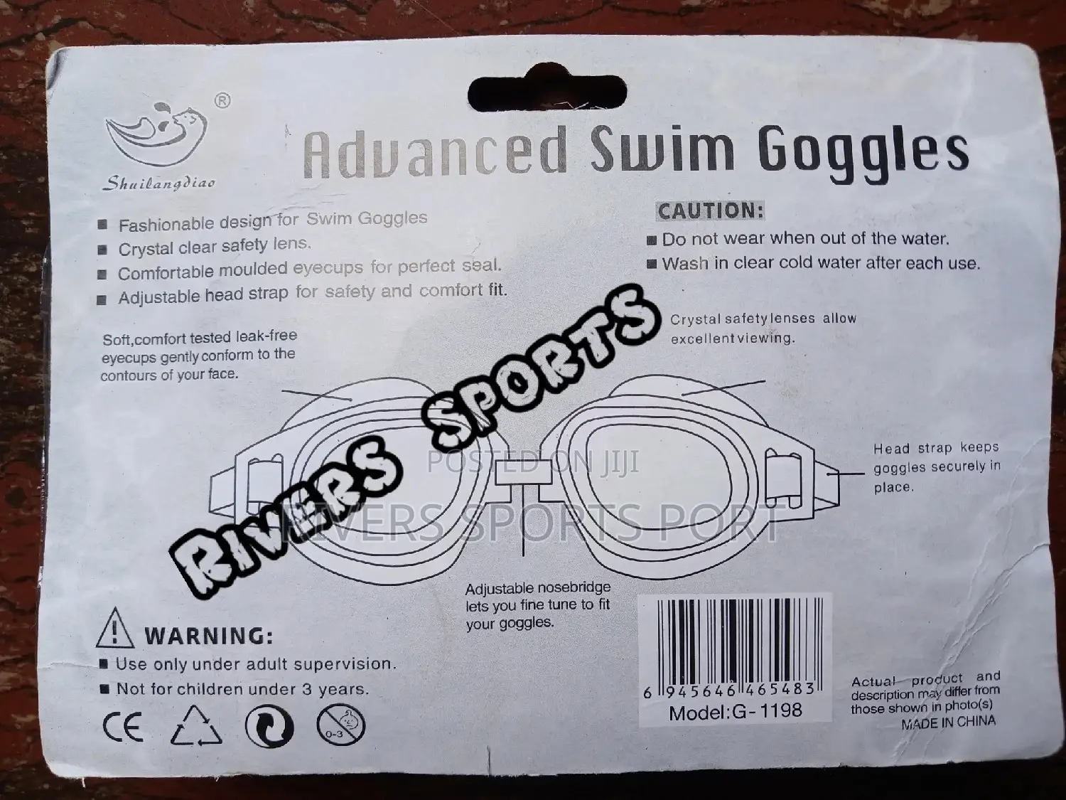 Kids Swimming Goggle With Ear Plugs Nose Clip For Children