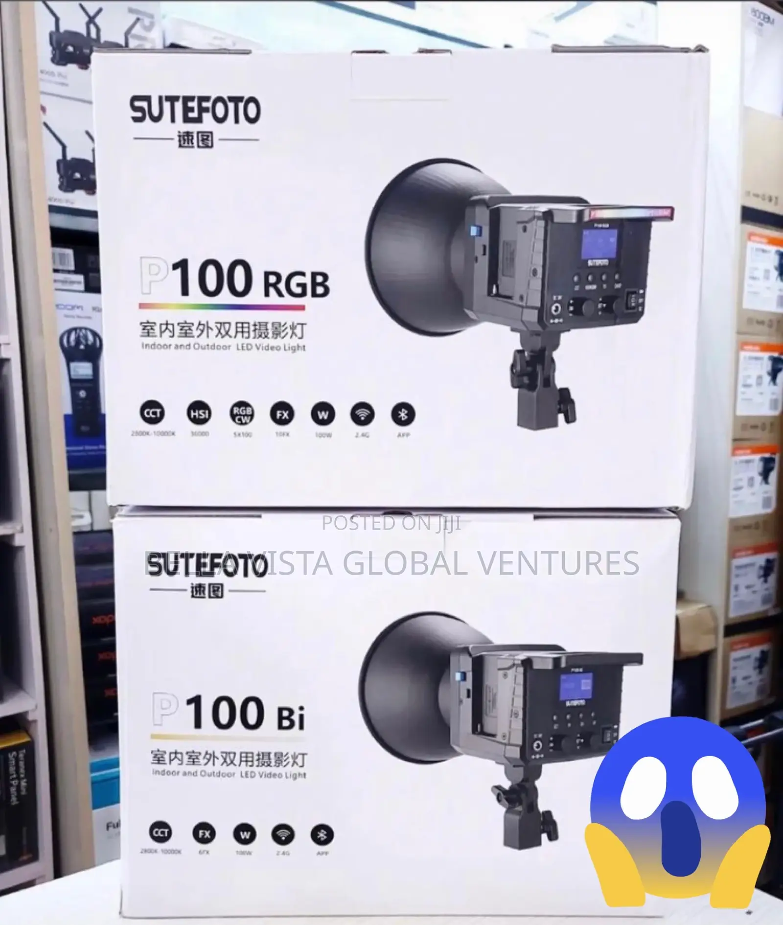 Original Sutefoto 100RGB Led Video Light