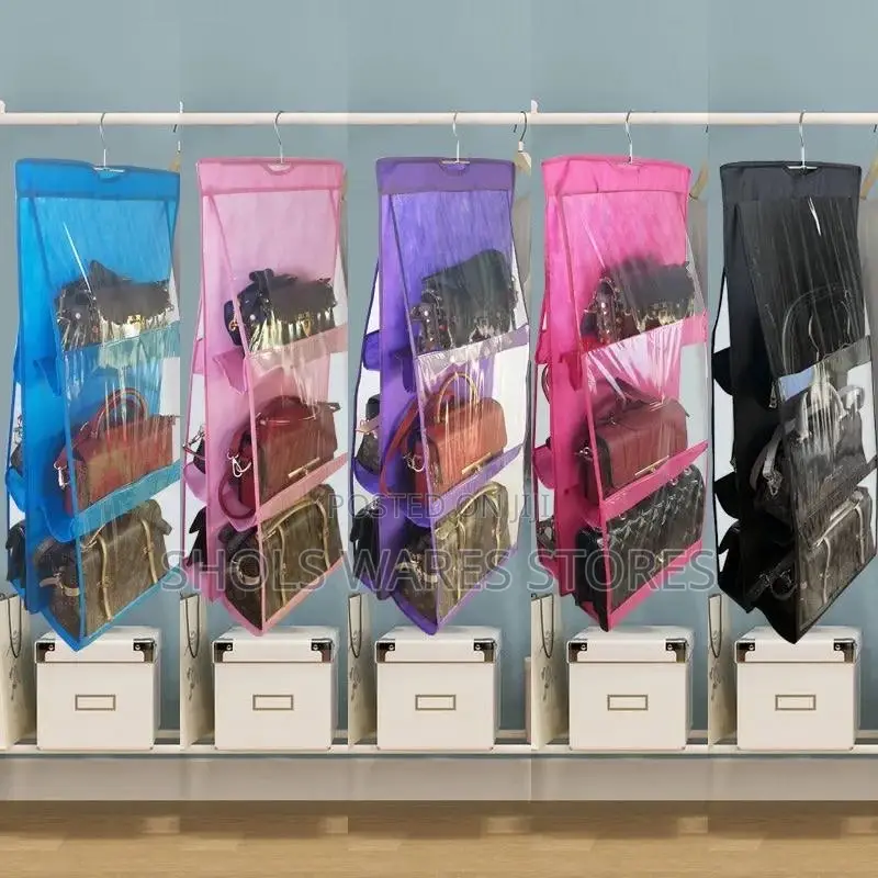 Pocket Hand Bag Organizer Rack