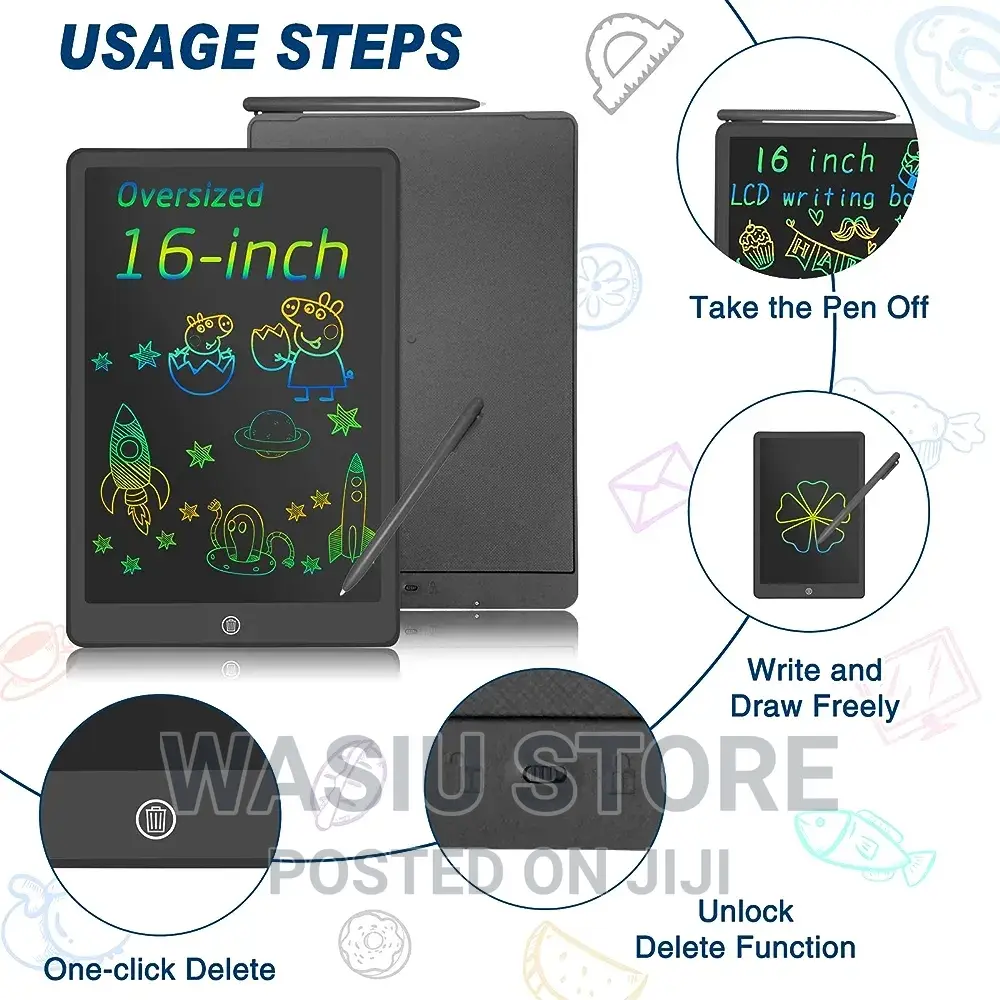 16-Inch LCD Drawing Tablet for Kids