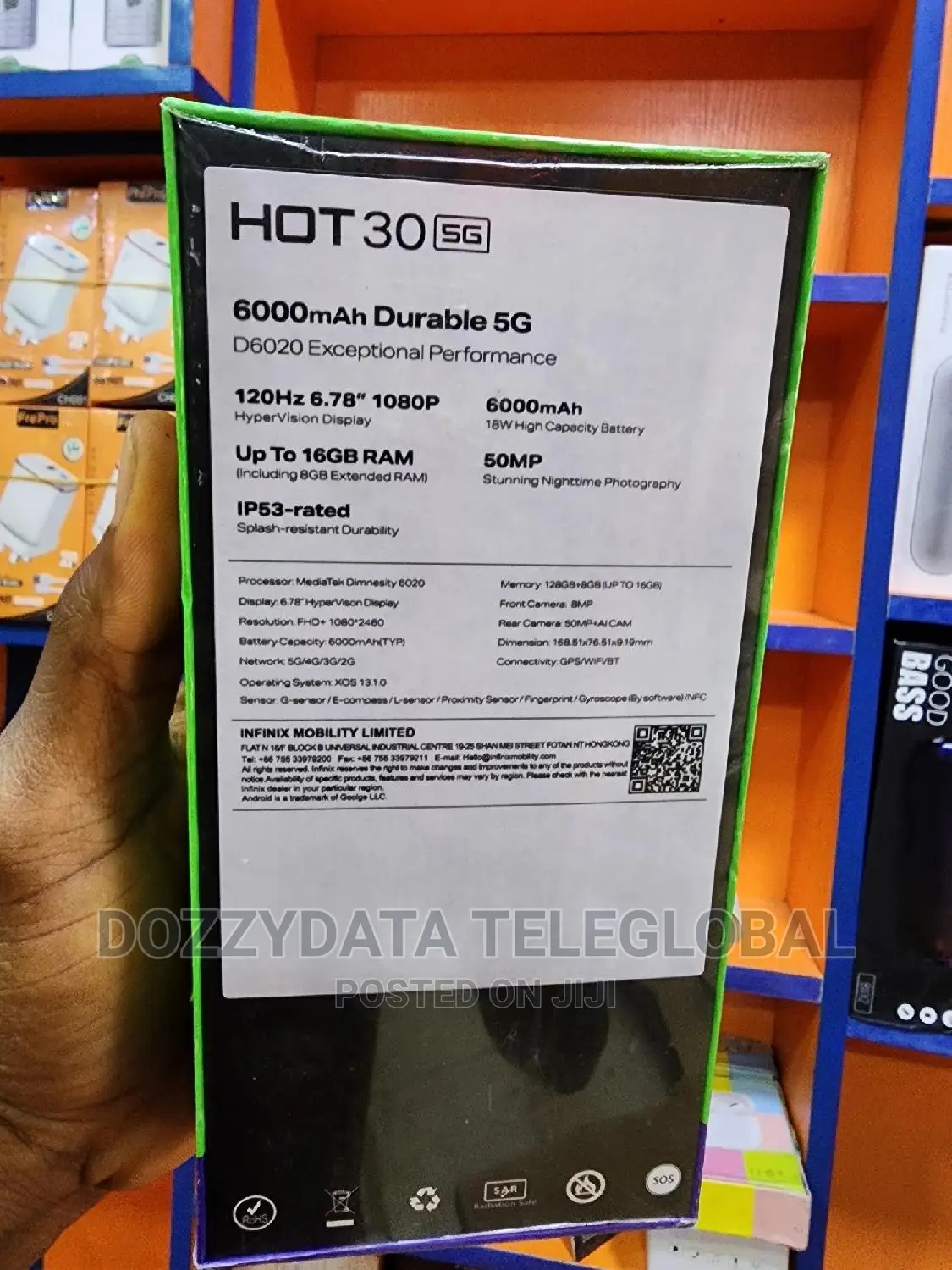 New Infinix Hot 30 5G 128 GB