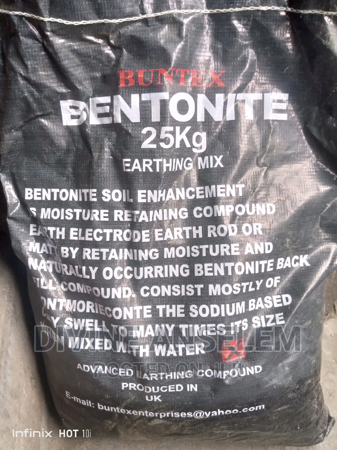 Earth Bentonite 25kg