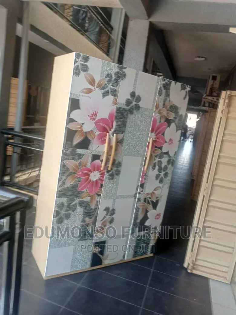 3 Doors Modern Metal Wardrobe