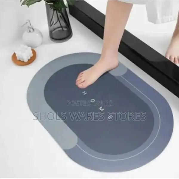Water Absorbent Foot Mat - Non Slip Bathroom Rug
