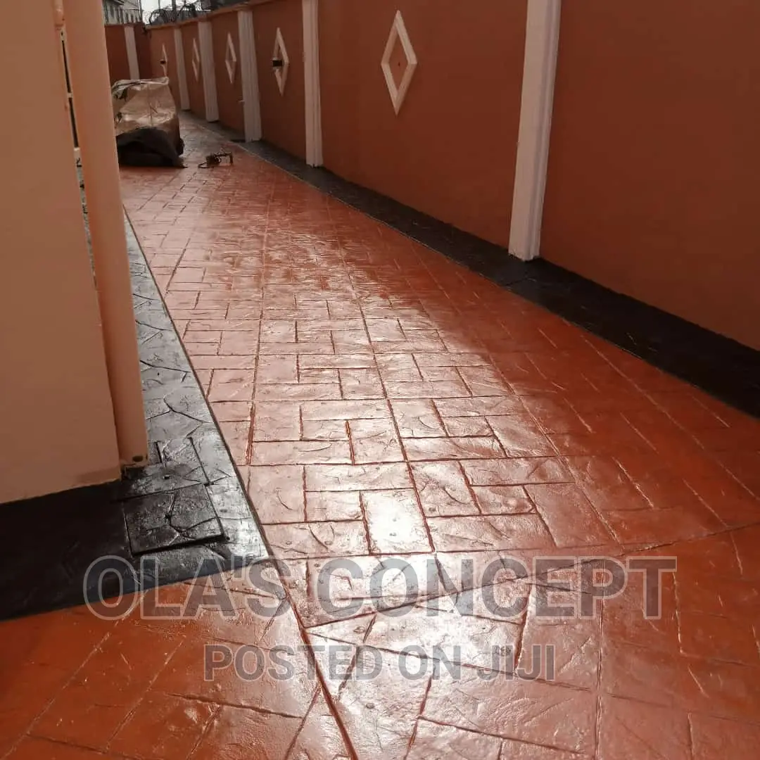Installation of Stamped Concrete Floor