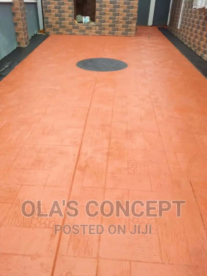 Installation of Stamped Concrete Floor