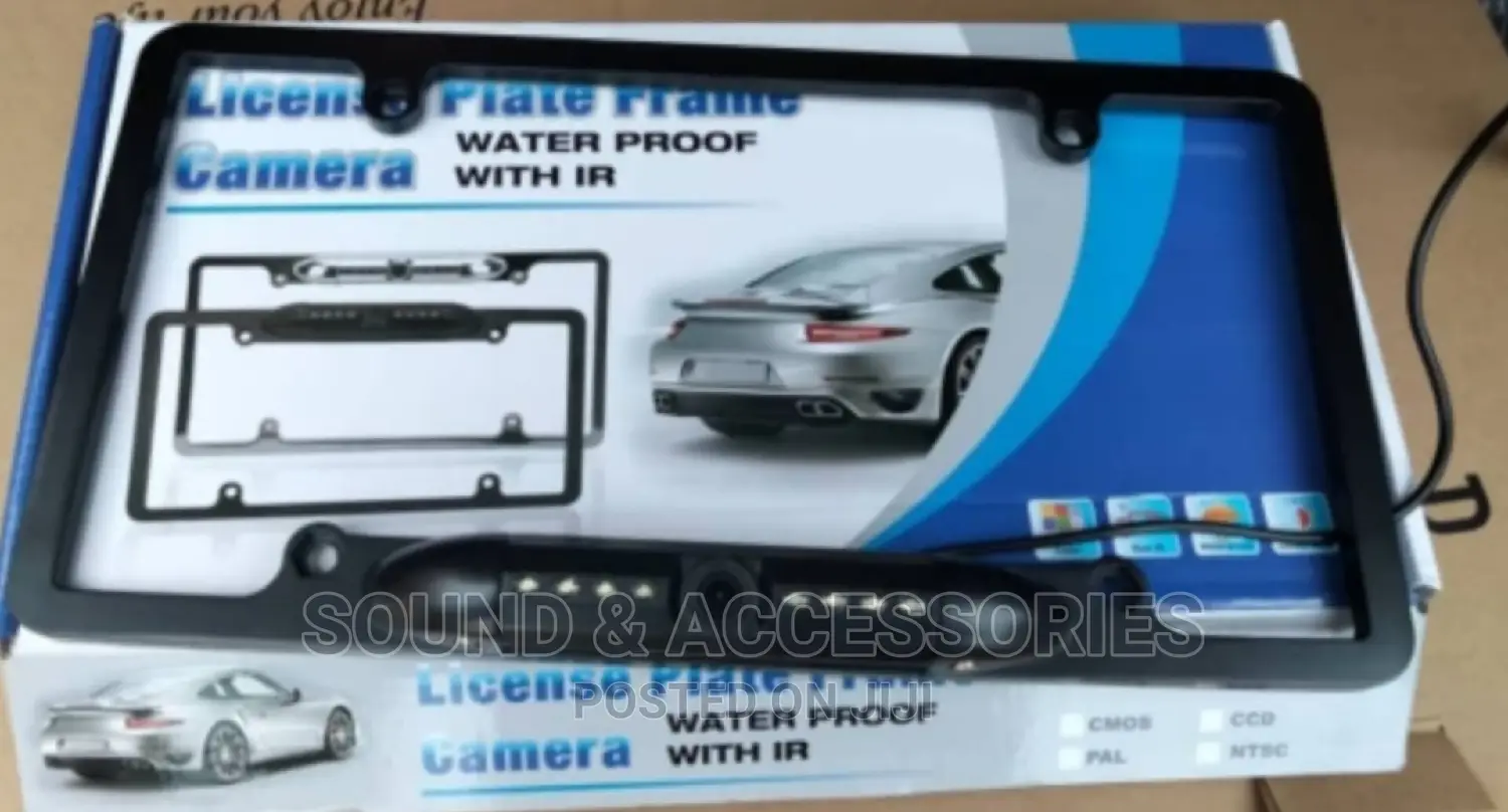 License Plate Frame Camera (Waterproof With Ir)