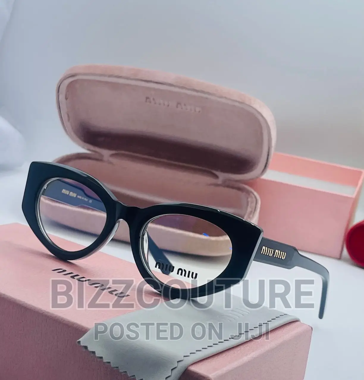 Original MIU MIU Eyewear Glasses Available in Store