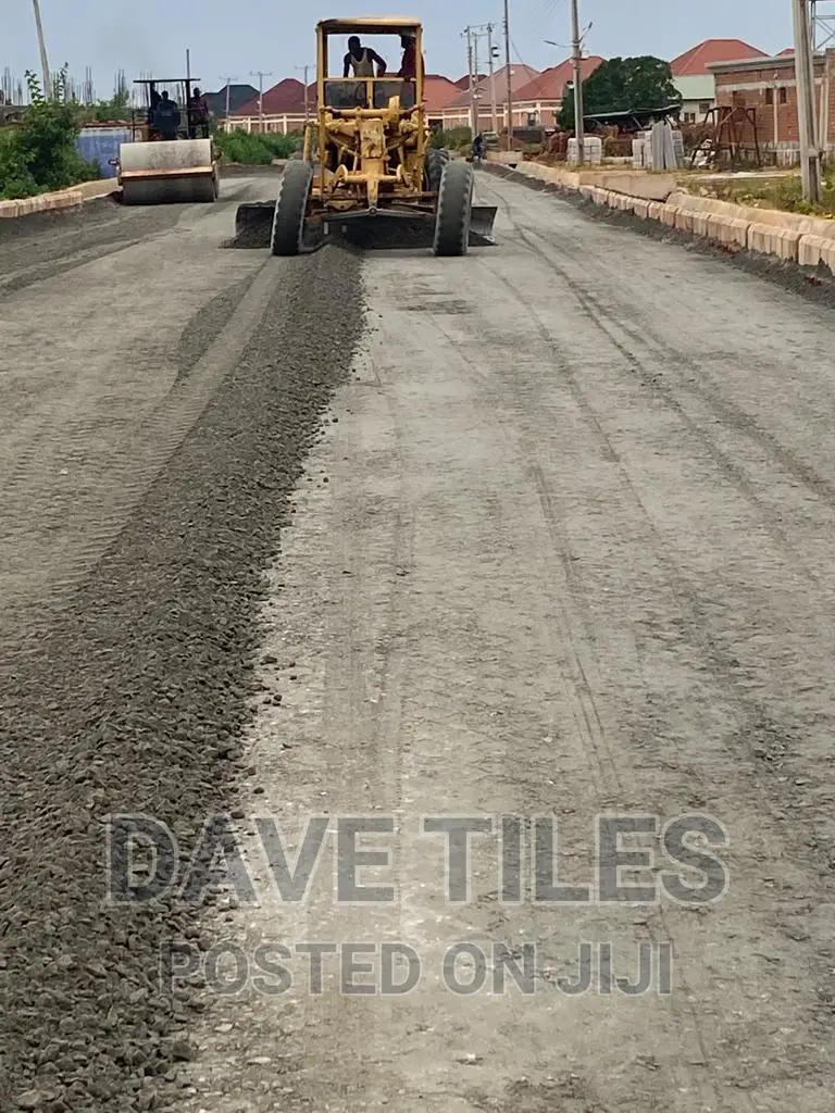 Concrete Road Pavement and Filling Station