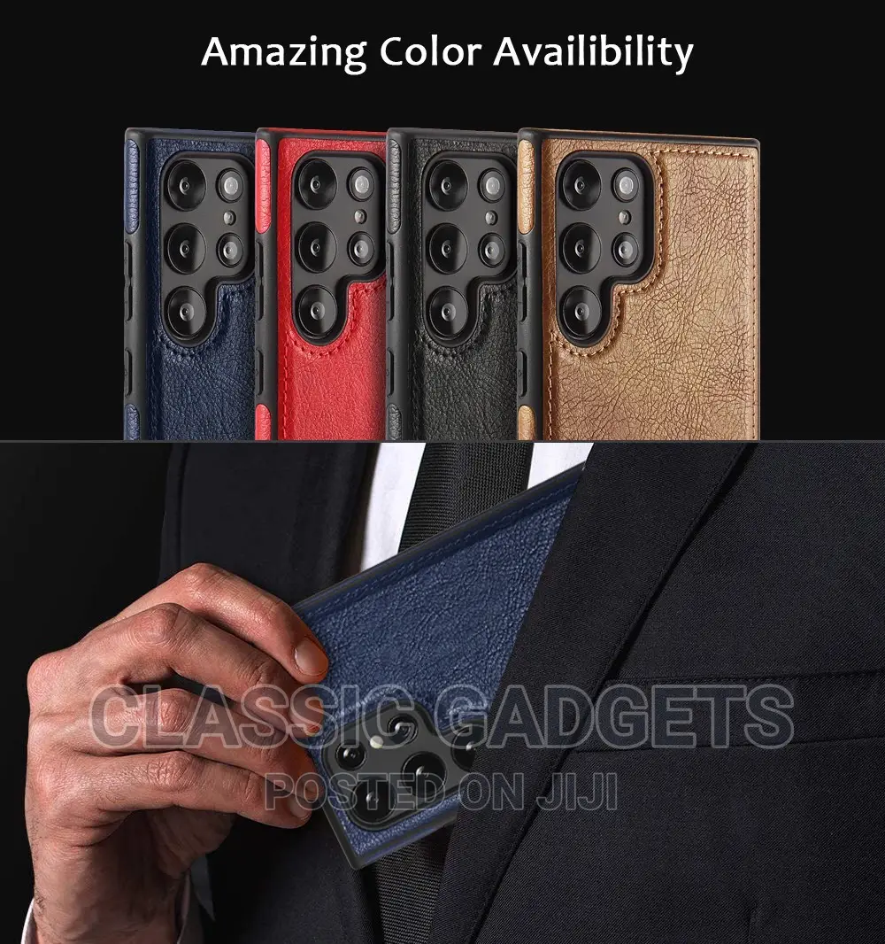 • Premium Leather Case for Samsung S23 Series