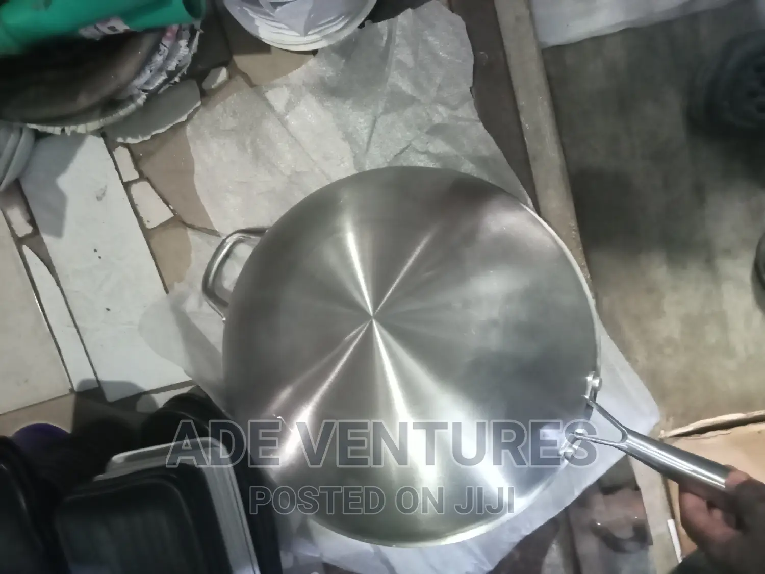 Pure Stainless Steel Frying Pan