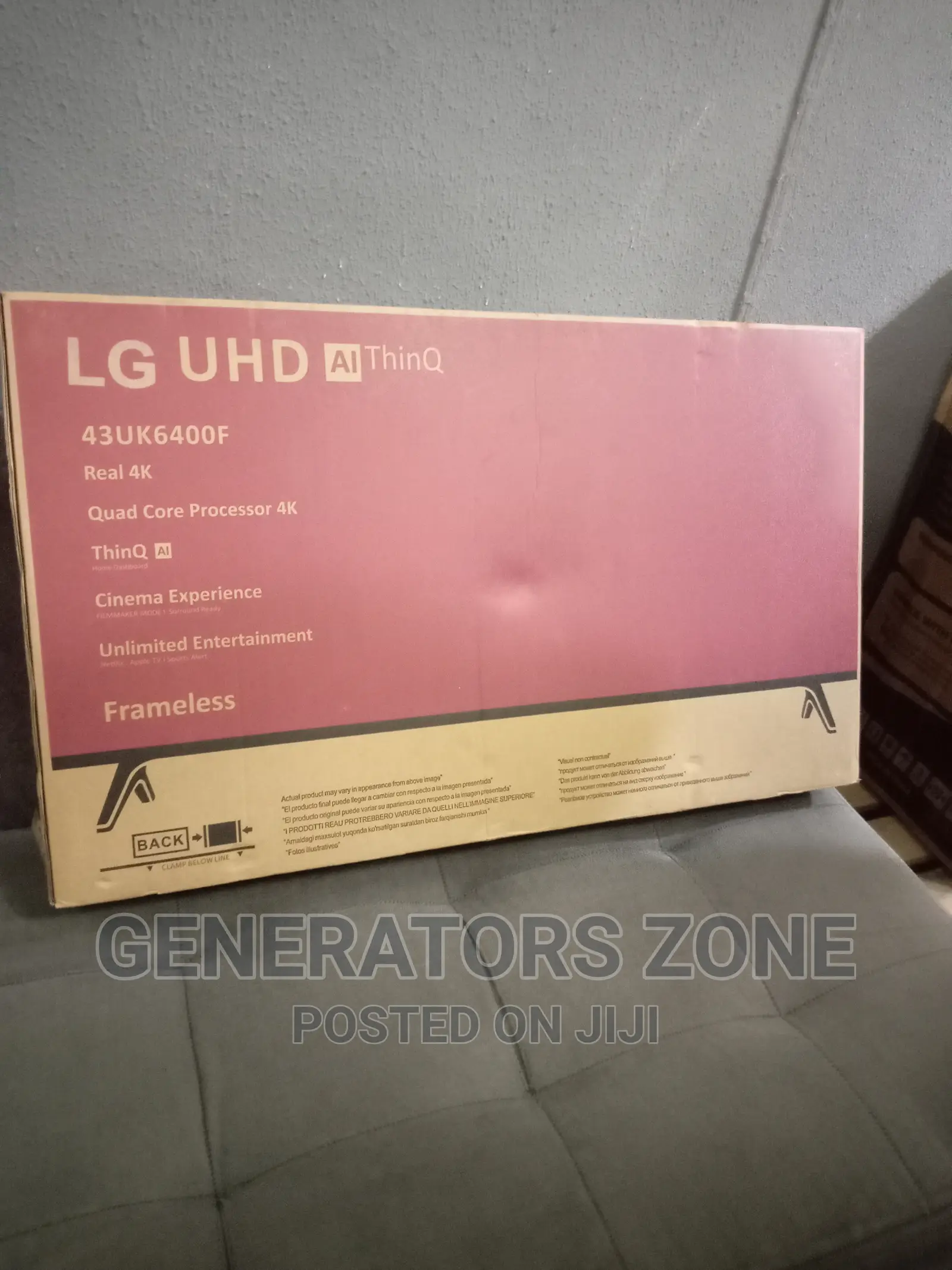 LG Udh TV 43inches Uk6400 Series Ips 4kdisplay