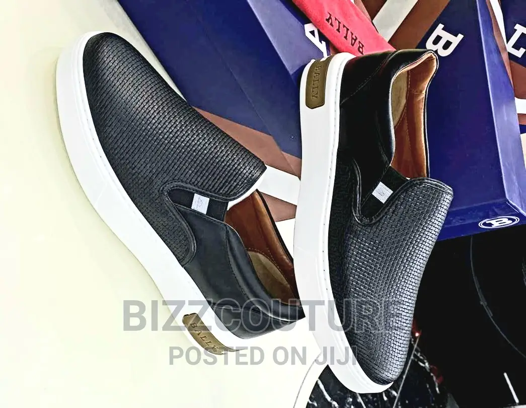 Original BALLY Slip-on Sneakers Available in Store