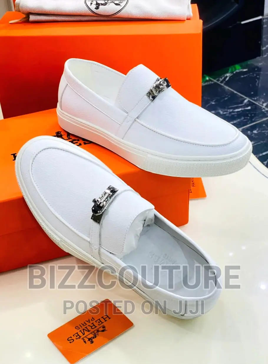 Original HERMES Slip-on Sneakers Available in Store
