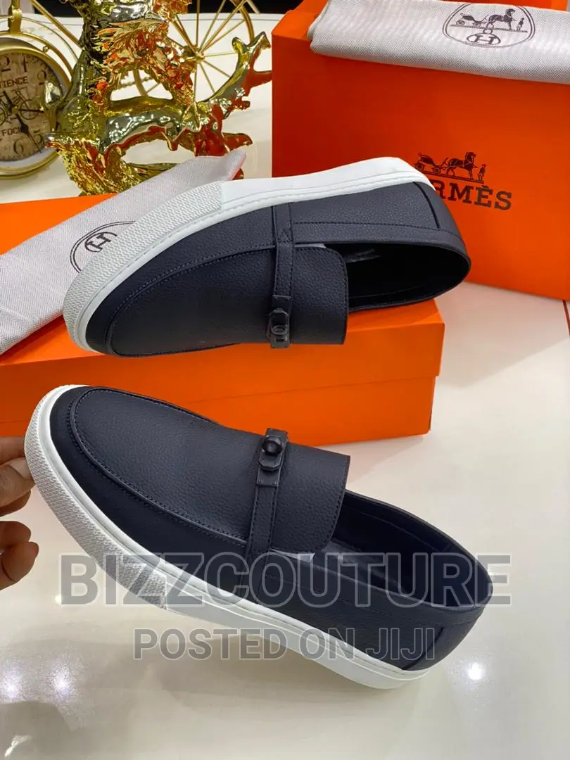 Original HERMES Slip-on Sneakers Available in Store