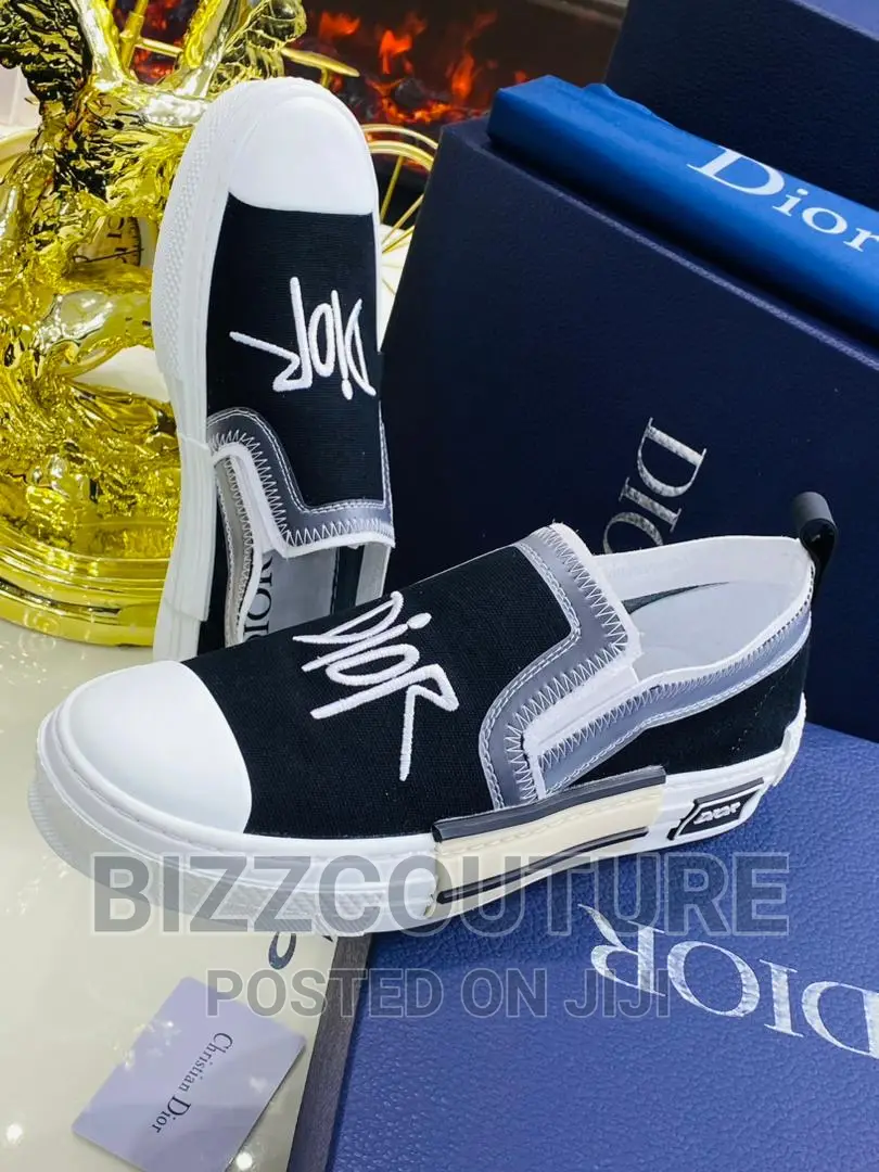 Original CHRISTIAN DIOR Slip-on Sneakers Available in Store