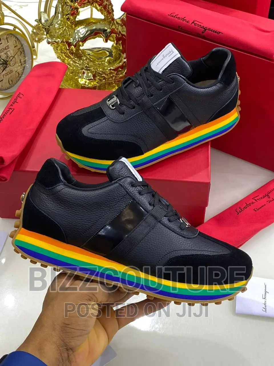 Original SALVATORE FERRAGAMO Sneakers Available in Store