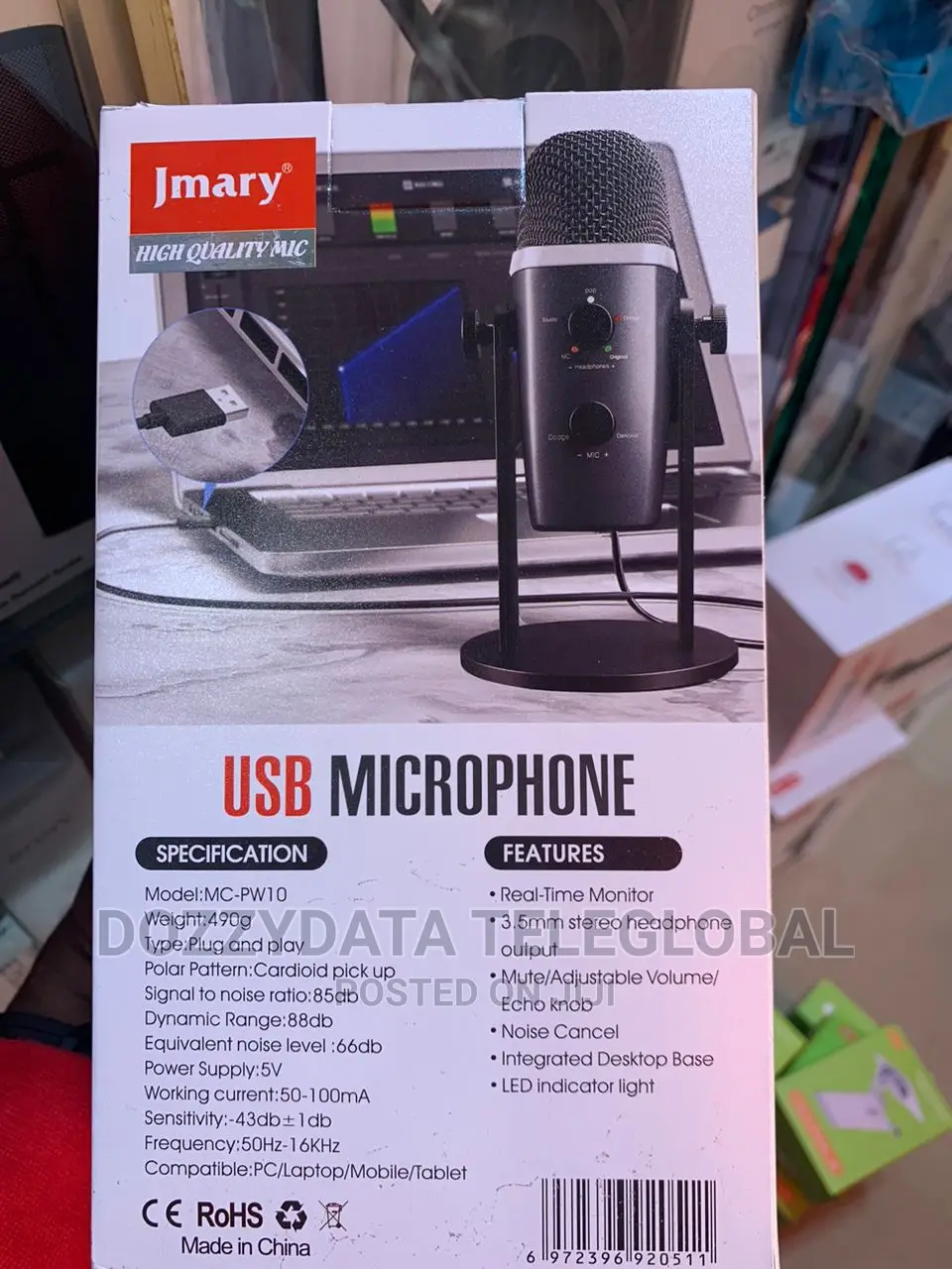 Jmary MC-PW10 Professional USB Microphone With Bluetooth