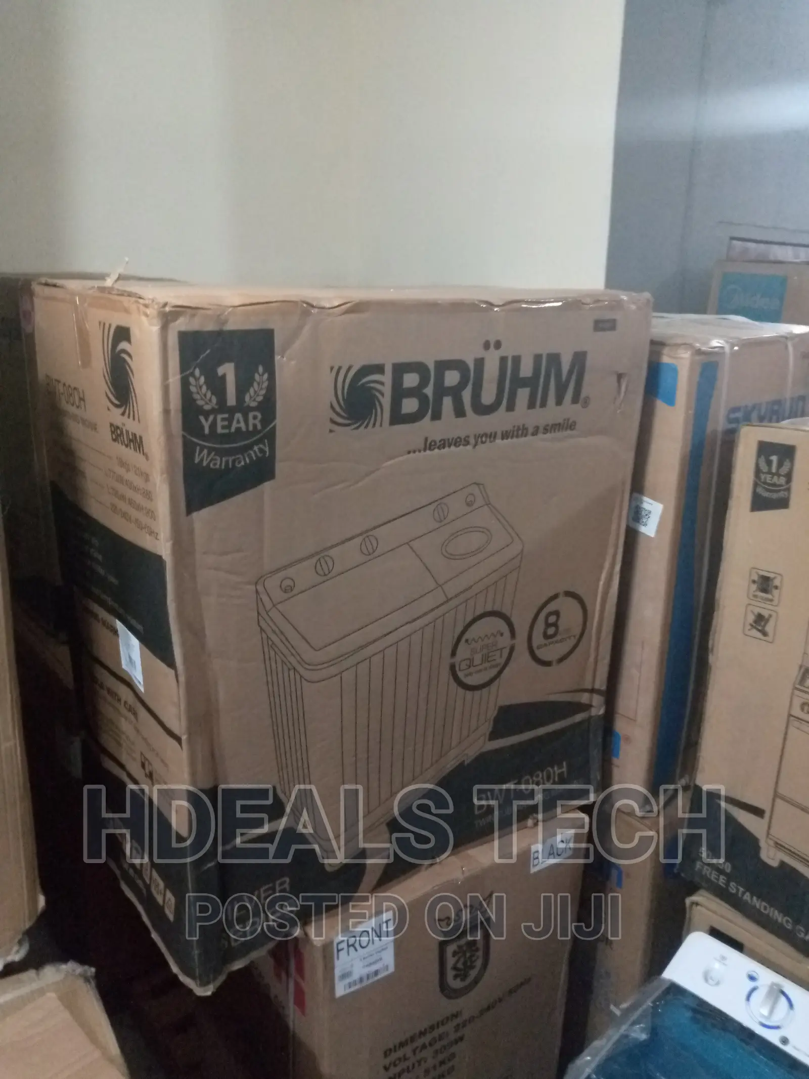 World Selling Bruhm 8kg Twin Tub Washing Machine