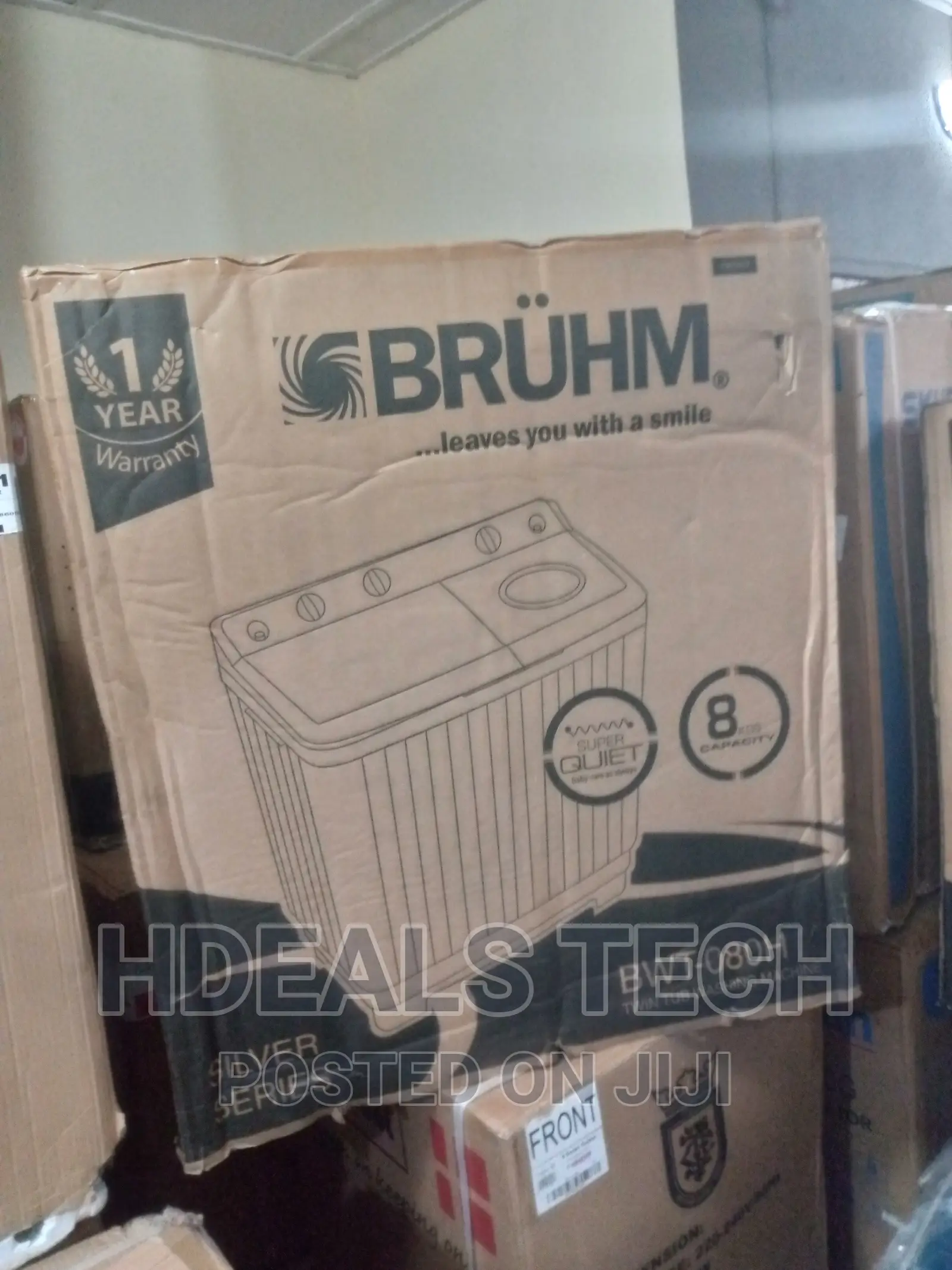 High Quality Bruhm 8kg Twin Tub Washing Machine