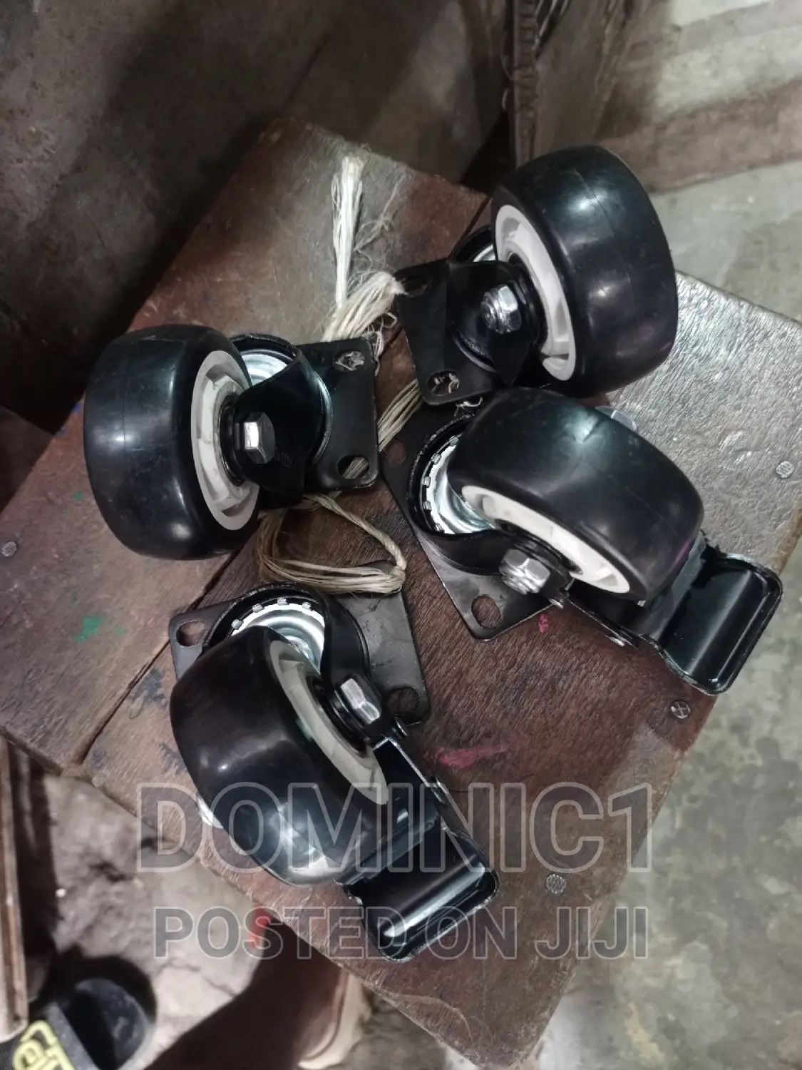 3 Inches Black Teflon With Break