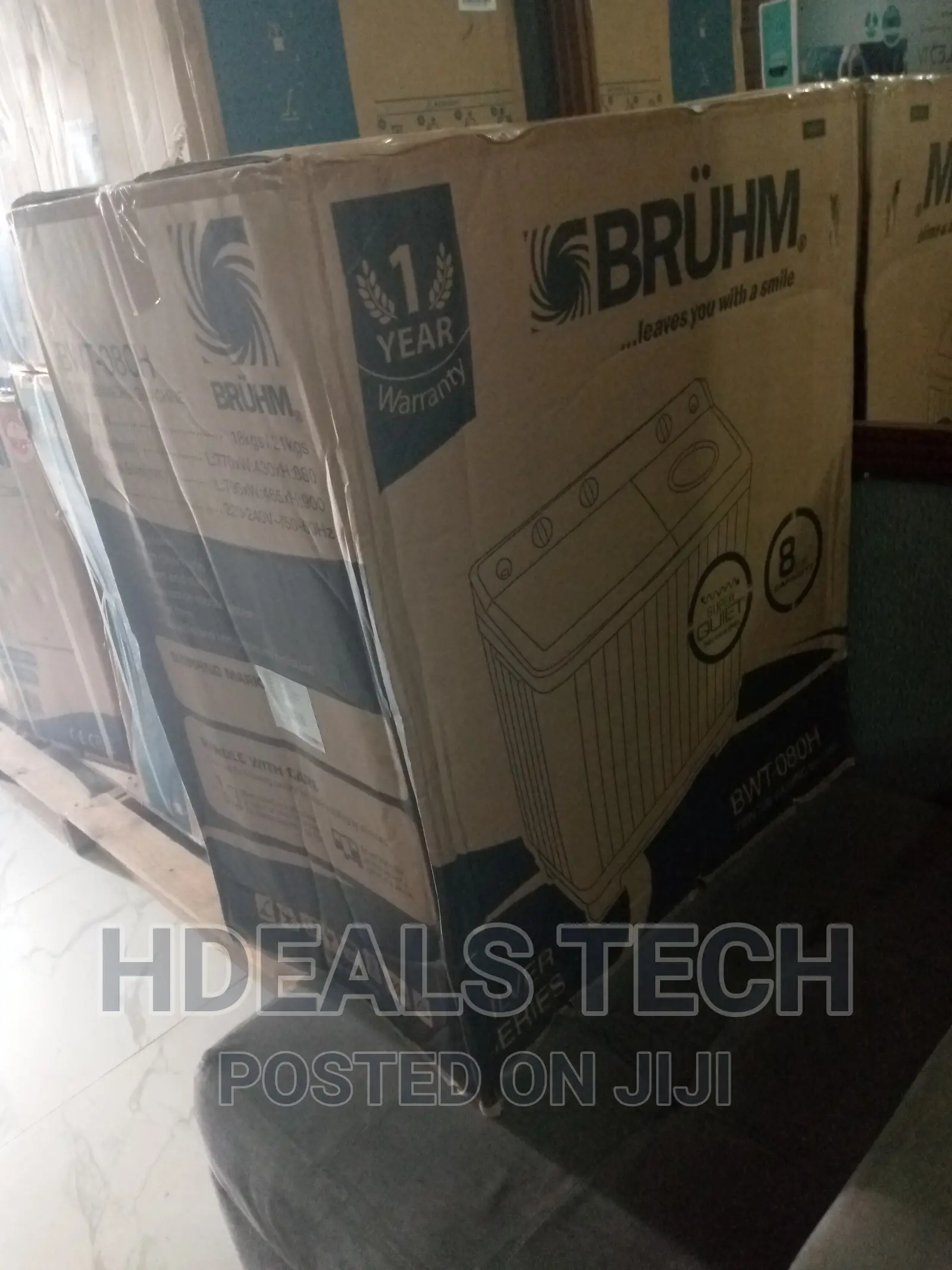 Bruhm 8kg BWT-080h Top Loader With Twin Tub Washing Machine