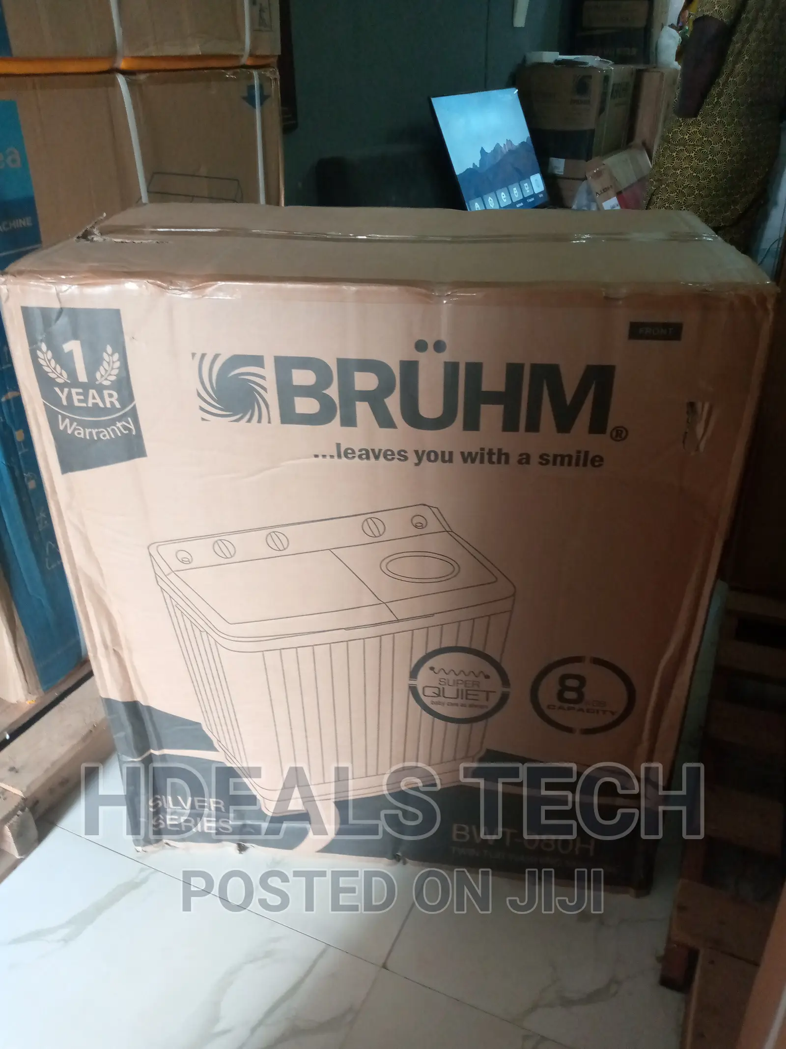 Reliable Quality Bruhm 8kg Twin Tub Washing Machine