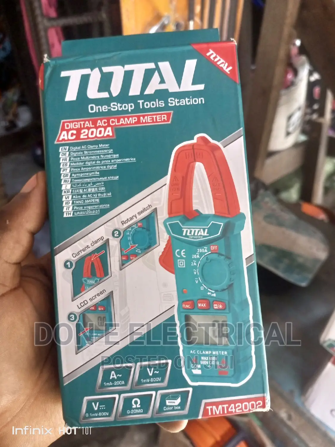 Digital AC Clamp Meters Total