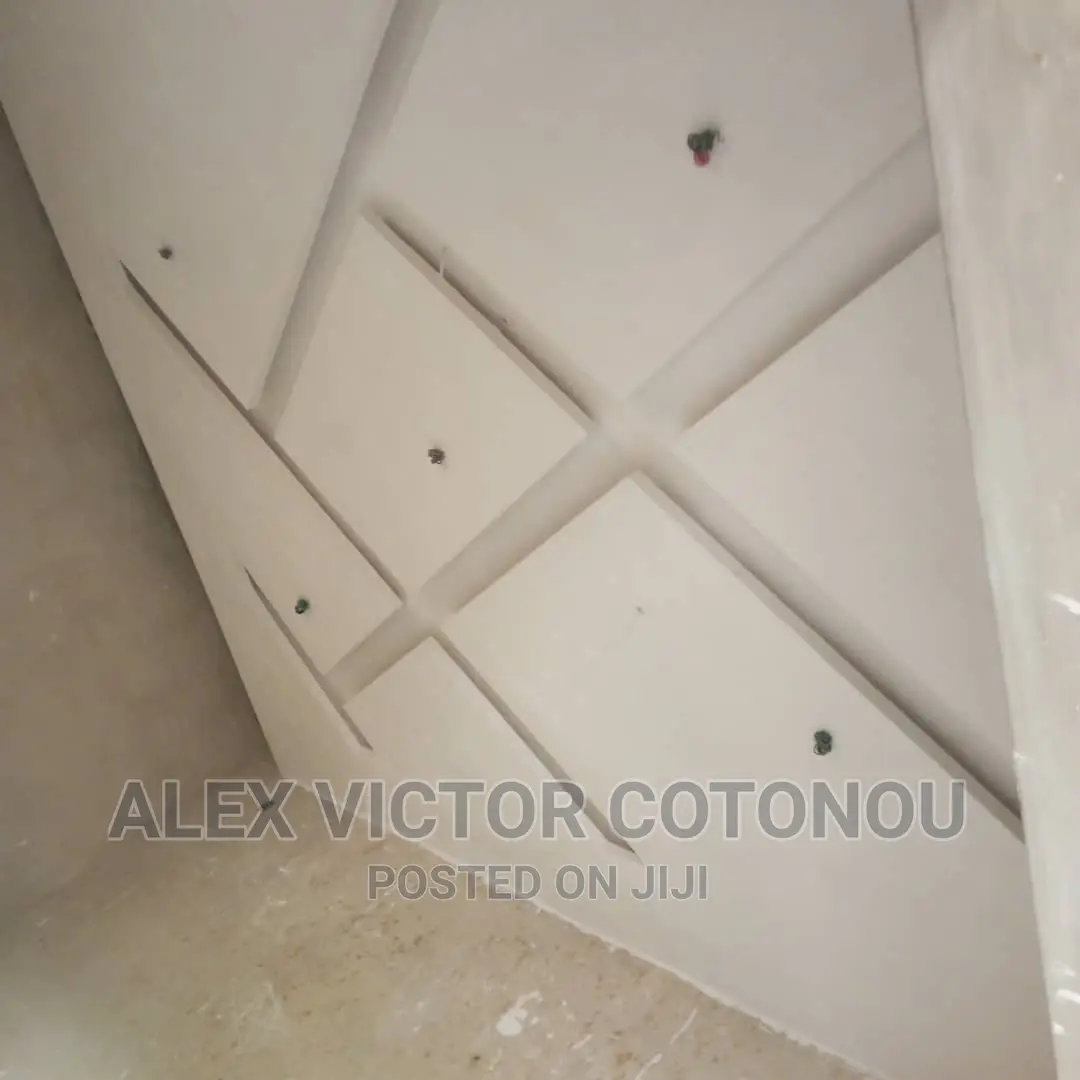 Pop Ceiling, Wall Screeding, Tv Stand And Inside Decor